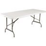 Bolero Rectangular Centre Folding Table 6ft White only £60.68