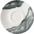 Churchill China Tide Black Cappuccino Saucers 158mm