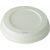 89mm Recyclable Plastic Lids To Fit 12 / 16oz Hot Cup White