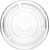 Vegware 96-Series PLA Flat Lid, No Hole - C96F-NH