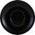 Genware Porcelain Matt Black Saucer 13.5cm/ 5.25"
