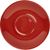 Genware Porcelain Red Saucer 12cm/ 4.75"