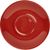 Genware Porcelain Red Saucer 13.5cm/ 5.25"