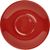 Genware Porcelain Red Saucer 16cm/ 6.25"