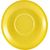 Genware Porcelain Yellow Saucer 16cm