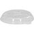 12-16oz WorldView rPET Lid For Coupe Bowls - Clear