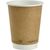 Vegware VDW-8 8oz Double Wall Kraft Hot Cup