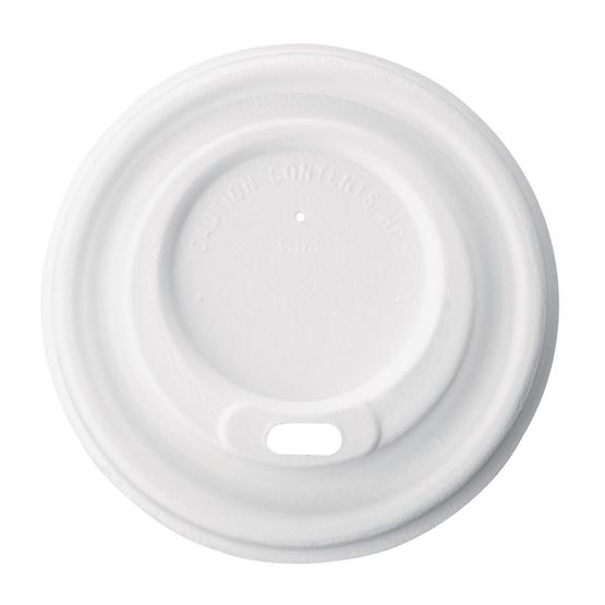 Fiesta Compostable Bagasse Coffee Cup Lids 225ml / 8oz