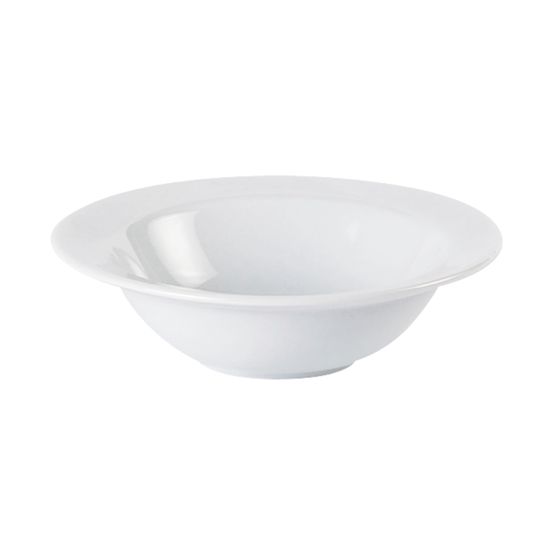 Simply Tableware White Stone Rim Bowl 16cm / 6" EC0033