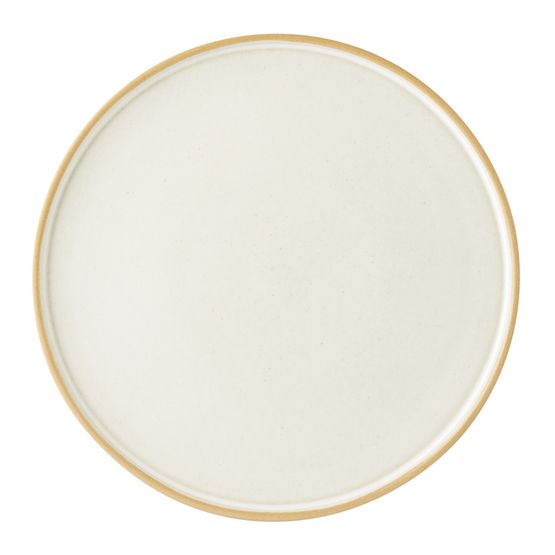Rustico Oyster Walled Plate 26cm/10"