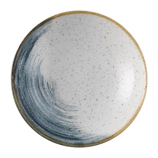 Churchill Stonecast Accents Coupe Bowl Blueberry 184mm