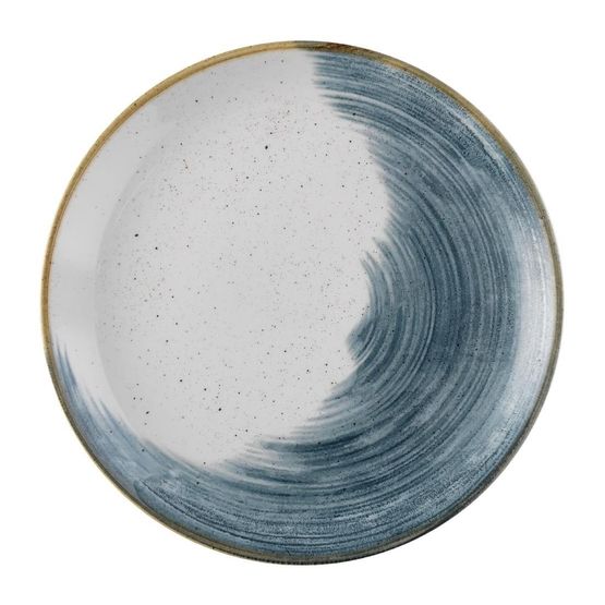 Churchill Stonecast Accents Evolve Coupe Plate Blueberry 286mm