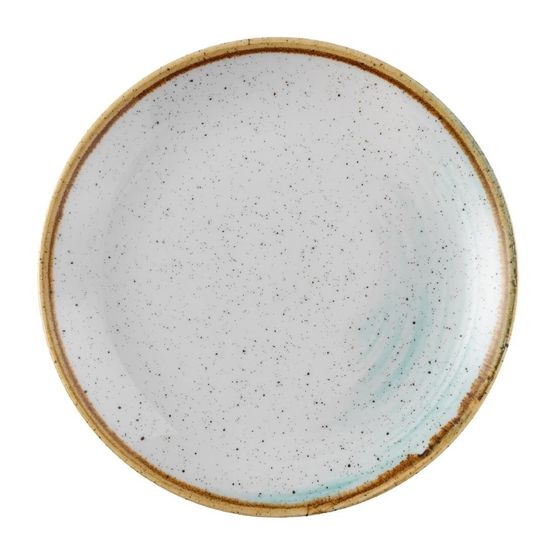 Churchill Stonecast Accents Evolve Coupe Plate Duck egg 165mm