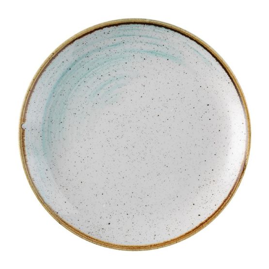 Churchill Stonecast Accents Evolve Coupe Plate Duck egg 219mm