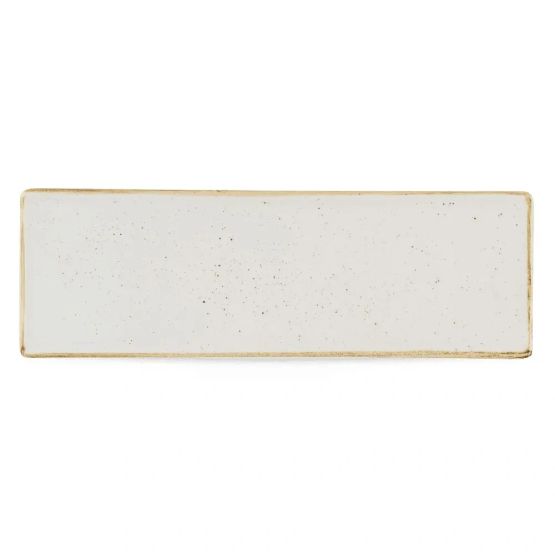 Churchill Stonecast Barley White Oblong Plates 330 x 110mm