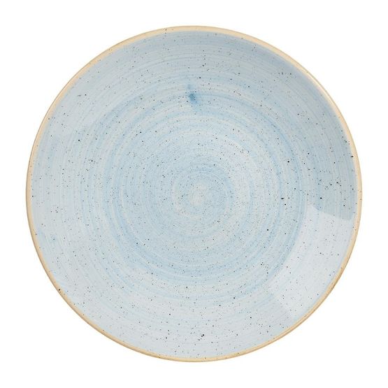 Churchill Stonecast Deep Coupe Plates Duck Egg Blue 225mm