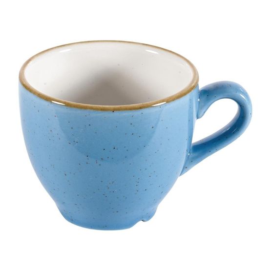 Churchill Stonecast Espresso Cups Cornflower Blue 100ml 3.5oz