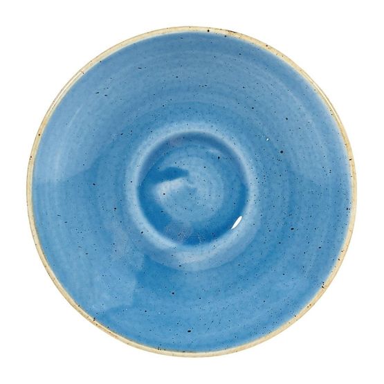 Churchill Stonecast Espresso Saucers Cornflower Blue 118mm