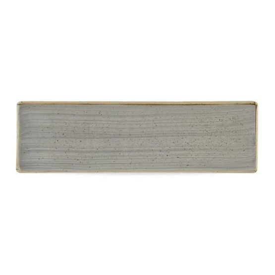 Churchill Stonecast Grey Oblong Plates 300 x 90mm