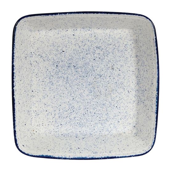 Churchill Stonecast Hints Square Baking Dishes Indigo Blue 250mm