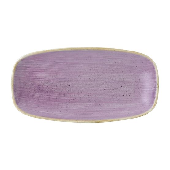 Churchill Stonecast Lavender Chefs Oblong Plates 298 x 152mm