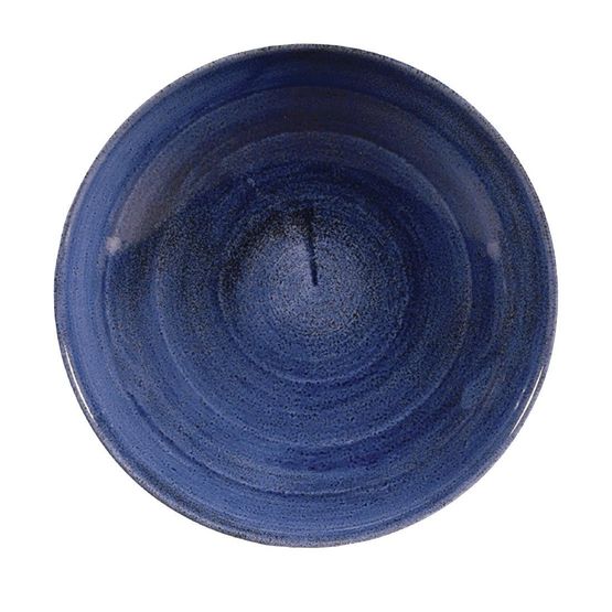 Churchill Stonecast Patina Coupe Bowls Cobalt Blue 248mm