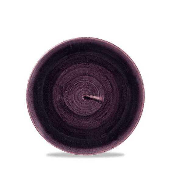 Churchill Stonecast Patina Deep Purple Coupe Plate 165mm