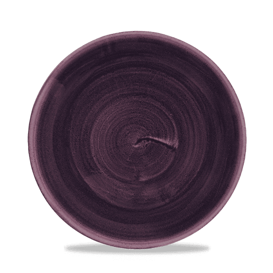 Churchill Stonecast Patina Deep Purple Coupe Plate 217mm