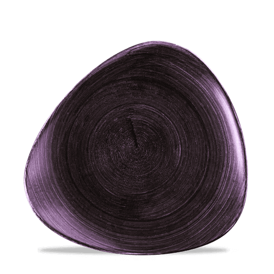 Churchill Stonecast Patina Deep Purple Triangle Plate 229mm