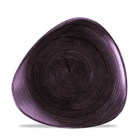 Churchill Stonecast Patina Deep Purple Triangle Plate 265mm