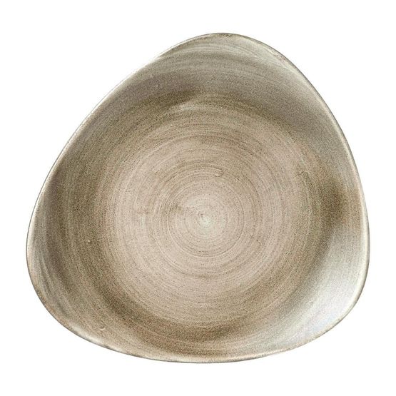 Churchill Stonecast Patina Lotus Plates Antique Taupe 254mm