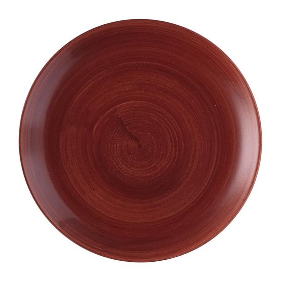 Churchill Stonecast Patina Red Rust Evolve Coupe Plates 165mm
