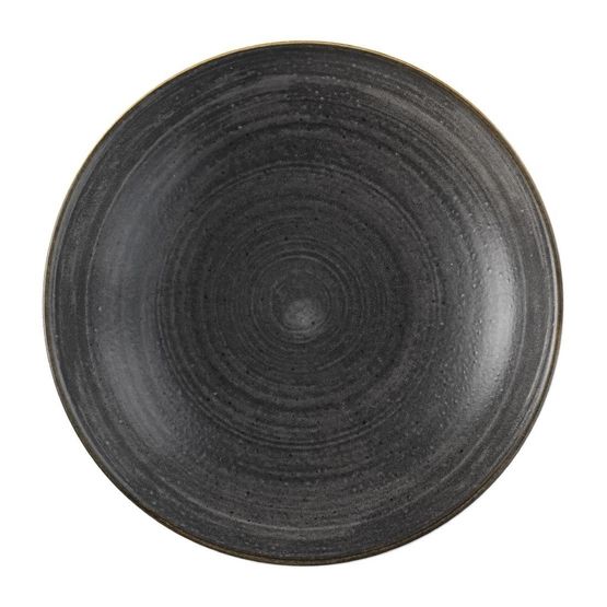 Churchill Stonecast Raw Evolve Coupe Bowls Black 248mm