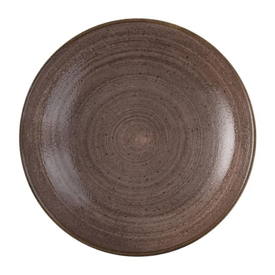 Churchill Stonecast Raw Evolve Coupe Bowls Brown 248mm
