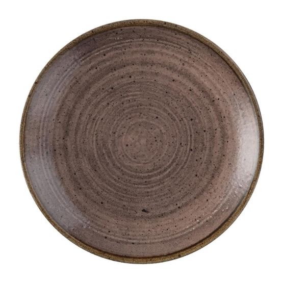 Churchill Stonecast Raw Evolve Coupe Plates Brown 165mm