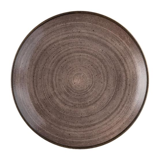 Churchill Stonecast Raw Evolve Coupe Plates Brown 260mm