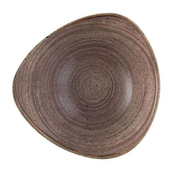 Churchill Stonecast Raw Lotus Plate Brown 229mm