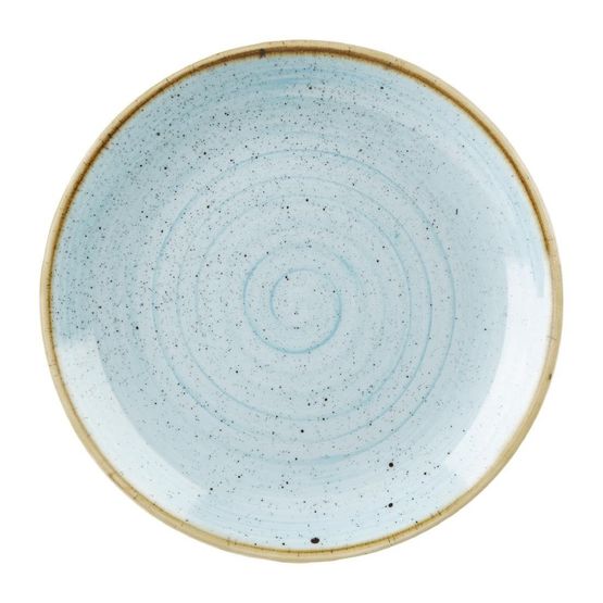 Churchill Stonecast Round Coupe Plate Duck Egg Blue 295mm