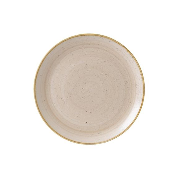 Churchill Stonecast Round Coupe Plates Nutmeg Cream 324mm