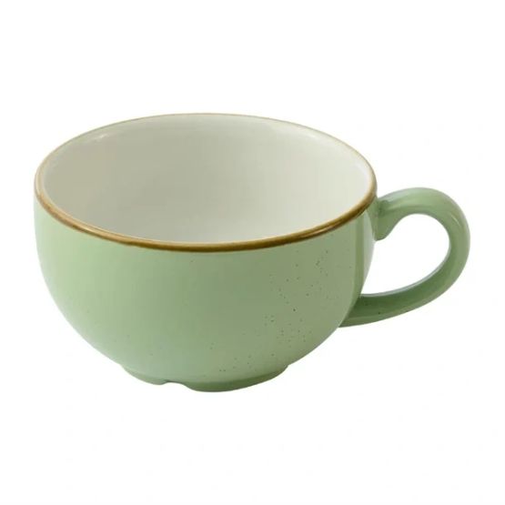 Churchill Stonecast Sage Green Cafe Cappuccino Cups 336ml