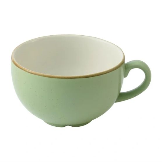 Churchill Stonecast Sage Green Cafe Cappuccino Cups 355ml