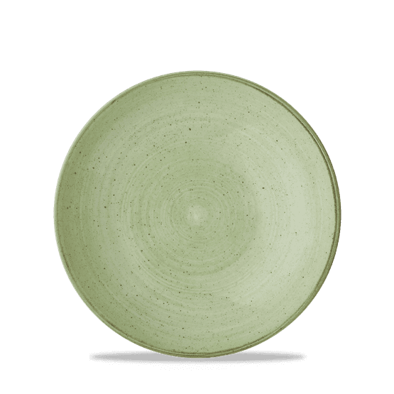 Churchill Stonecast Sage Green Coupe Bowl 182mm