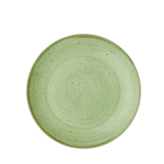 Churchill Stonecast Sage Green Coupe Plate 165mm