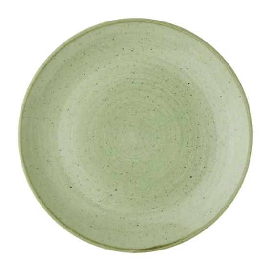 Churchill Stonecast Sage Green Coupe Plate 260mm