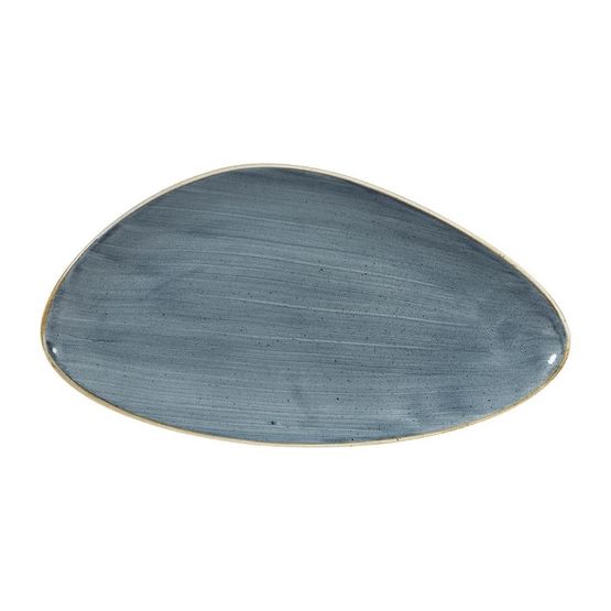 Churchill Stonecast Triangular Plates Blueberry 355mm