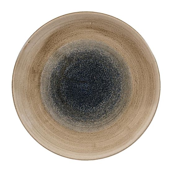 Churchill Stonecast Aqueous Coupe Plates Bayou Taupe 260mm