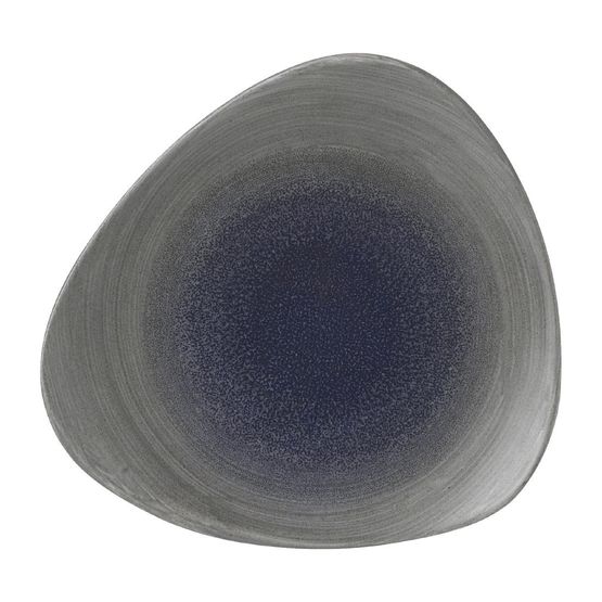 Churchill Stonecast Aqueous Lotus Plates Grey 229mm