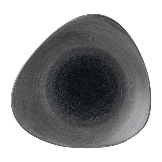 Churchill Stonecast Aqueous Lotus Plates Grey 254mm