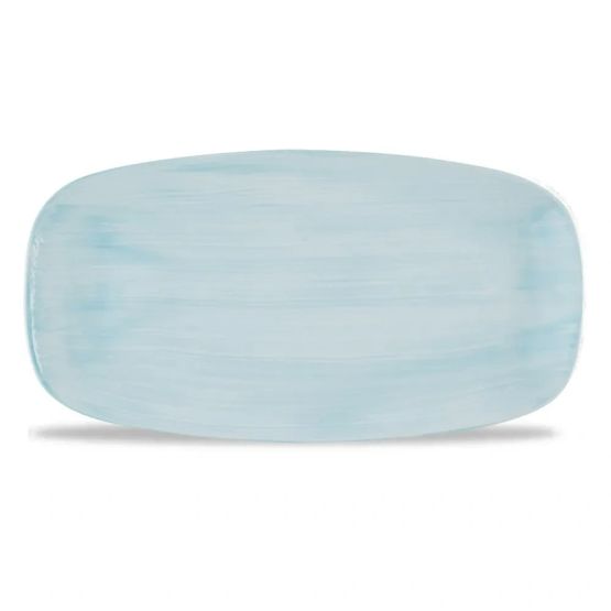 Churchill Stonecast Canvas Breeze Chefs Oblong Plates 288x152mm