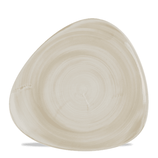 Churchill Stonecast Canvas Natural Lotus Plates 254mm